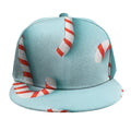 Christmas Candy Candies Pattern Print Snapback Cap