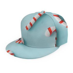 Christmas Candy Candies Pattern Print Snapback Cap