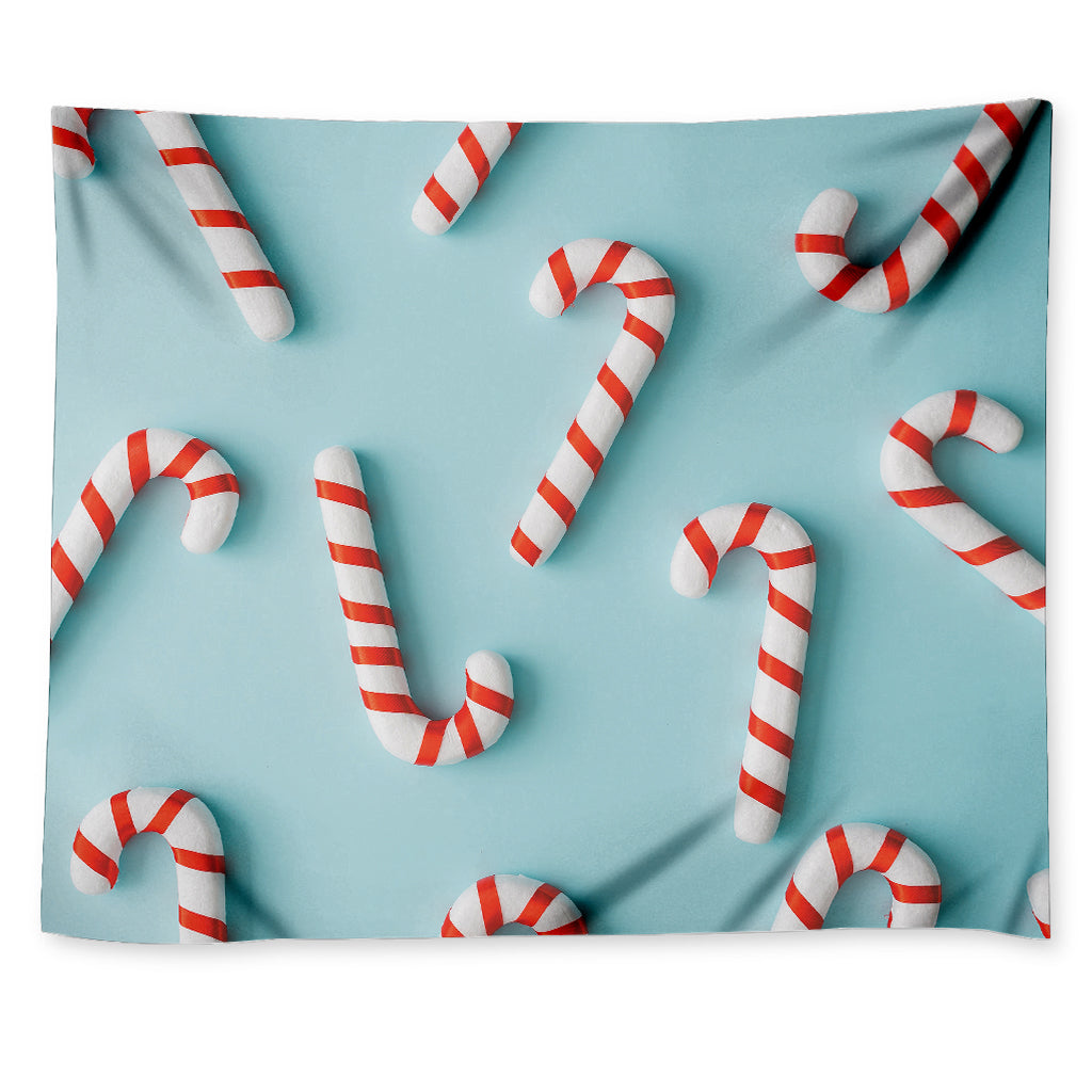 Christmas Candy Candies Pattern Print Tapestry