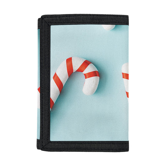 Christmas Candy Candies Pattern Print Trifold Wallet