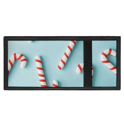 Christmas Candy Candies Pattern Print Trifold Wallet
