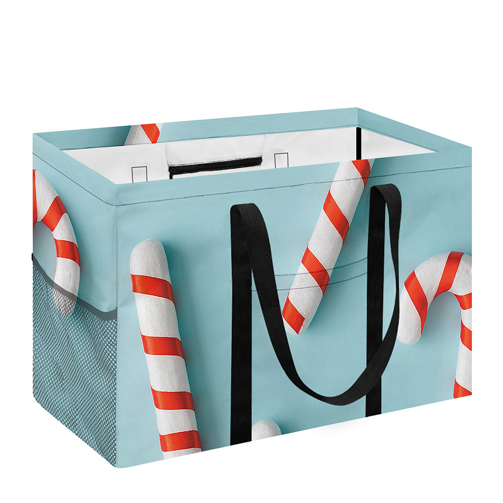 Christmas Candy Candies Pattern Print Utility Tote Bag