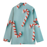 Christmas Candy Candies Pattern Print Women's Blazer