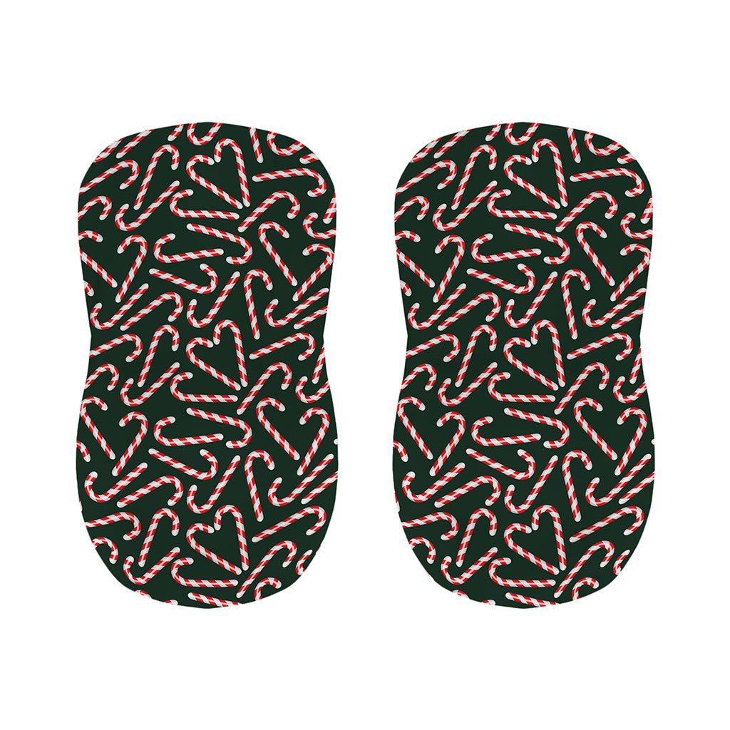 Christmas Candy Cane Pattern Print Bar Stool Covers