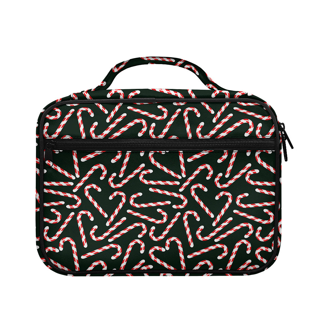 Christmas Candy Cane Pattern Print Briefcase Bible Bag
