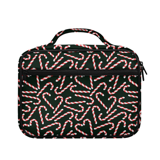 Christmas Candy Cane Pattern Print Briefcase Bible Bag