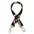 Christmas Candy Cane Pattern Print Dog Seat Belt
