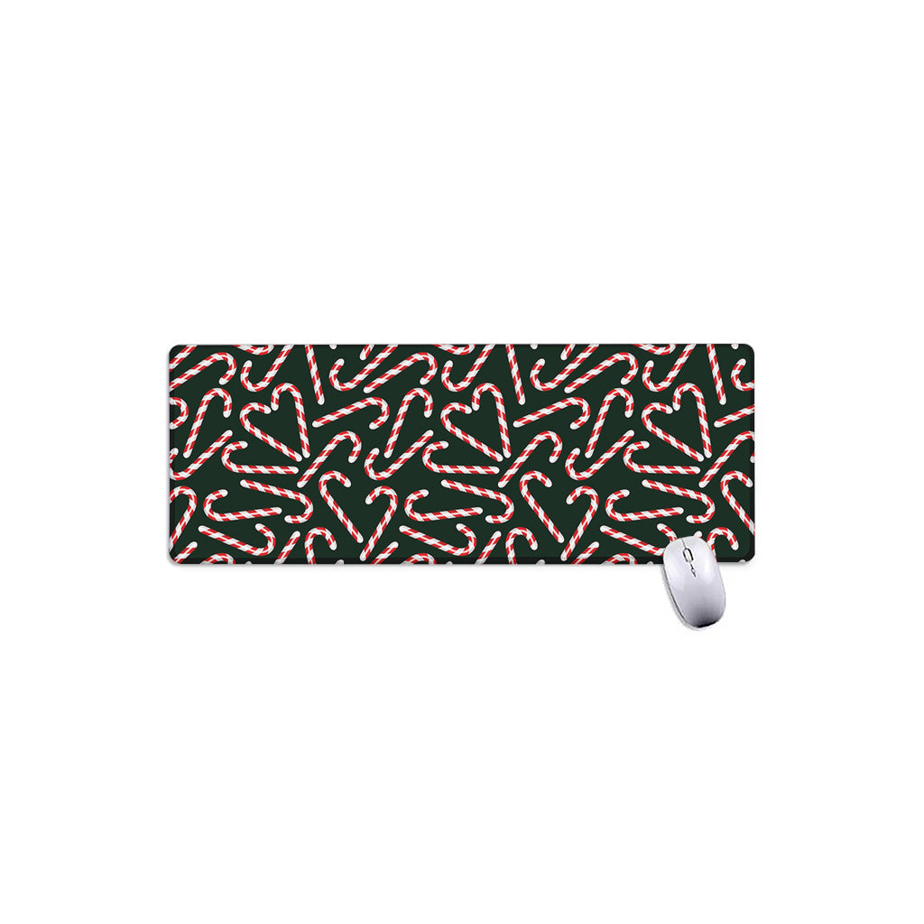 Christmas Candy Cane Pattern Print Extended Mouse Pad