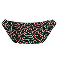 Christmas Candy Cane Pattern Print Fanny Pack