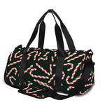 Christmas Candy Cane Pattern Print Gym Bag