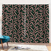 Christmas Candy Cane Pattern Print Pencil Pleat Curtains