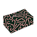 Christmas Candy Cane Pattern Print Rectangle Tissue Box Cover
