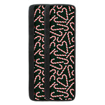 Christmas Candy Cane Pattern Print Refrigerator Handle Covers