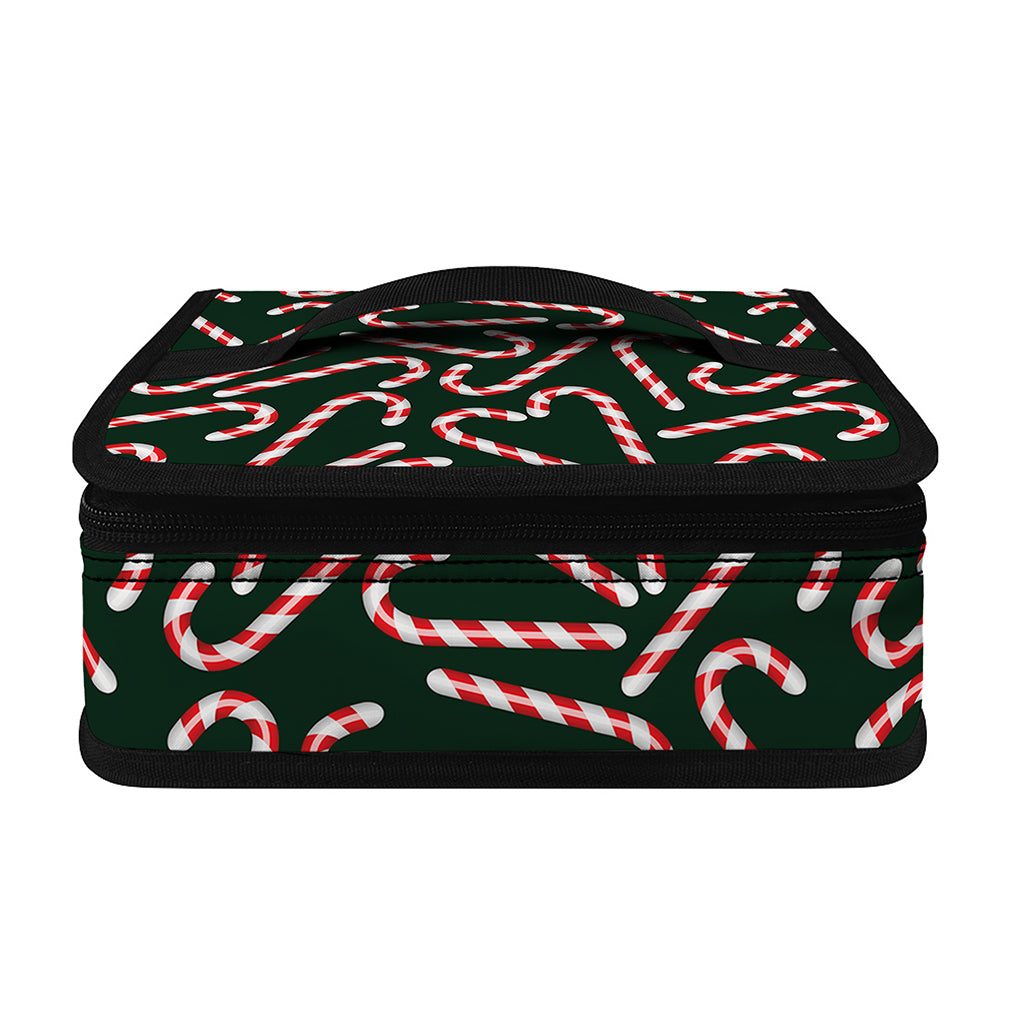 Christmas Candy Cane Pattern Print Small Lunch Bag