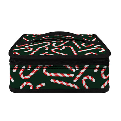 Christmas Candy Cane Pattern Print Small Lunch Bag