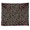 Christmas Candy Cane Pattern Print Tapestry