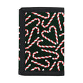 Christmas Candy Cane Pattern Print Trifold Wallet