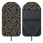 Christmas Candy Cane Pattern Print Waterproof Car Seat Cover