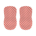 Christmas Candy Cane Stripe Print Bar Stool Covers