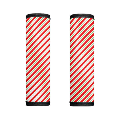 Christmas Candy Cane Stripe Print Handle Covers