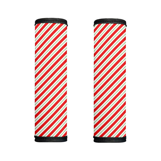 Christmas Candy Cane Stripe Print Handle Covers