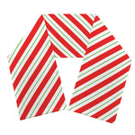 Christmas Candy Cane Stripe Print Scarf