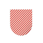 Christmas Candy Cane Stripe Print Toilet Lid Cover