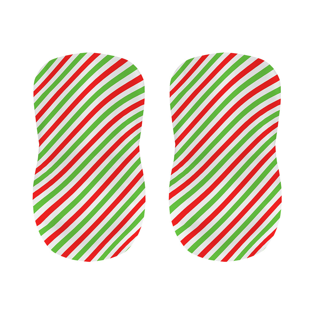 Christmas Candy Cane Striped Print Bar Stool Covers