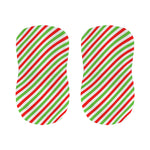 Christmas Candy Cane Striped Print Bar Stool Covers