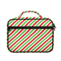 Christmas Candy Cane Striped Print Briefcase Bible Bag