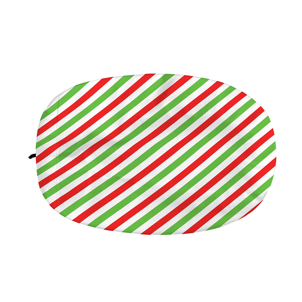 Christmas Candy Cane Striped Print Car Side Mirror Covers