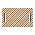 Christmas Candy Cane Striped Print Golf Cart Seat Cover