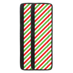 Christmas Candy Cane Striped Print Refrigerator Handle Covers
