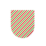Christmas Candy Cane Striped Print Toilet Lid Cover