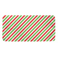 Christmas Candy Cane Striped Print Towel