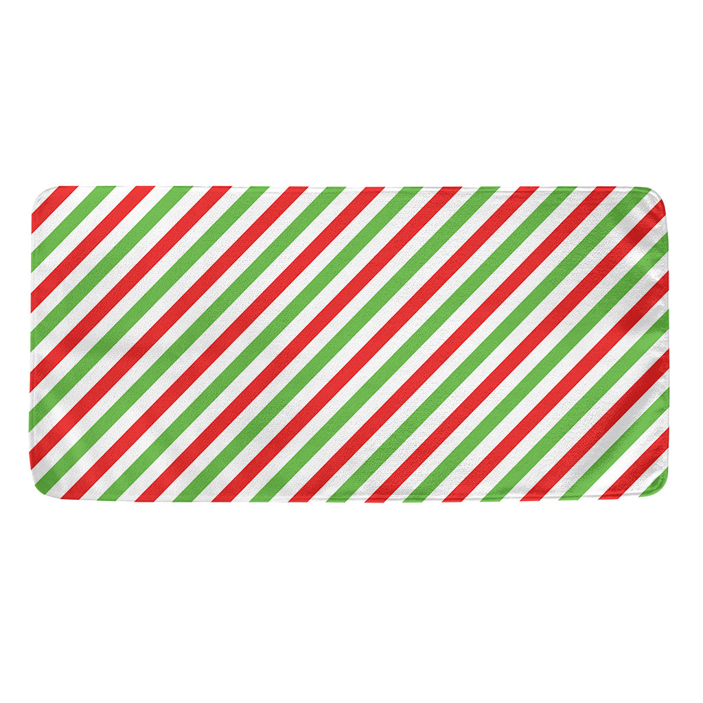 Christmas Candy Cane Striped Print Towel