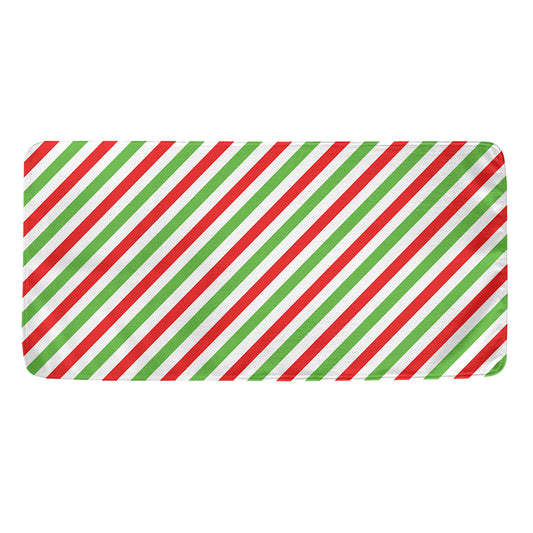 Christmas Candy Cane Striped Print Towel