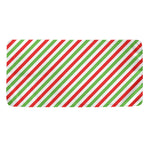 Christmas Candy Cane Striped Print Towel