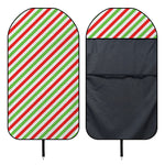 Christmas Candy Cane Striped Print Waterproof Car Seat Cover