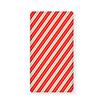 Christmas Candy Cane Stripes Print Baby Crib Sheet