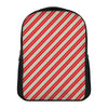 Christmas Candy Cane Stripes Print Casual Backpack