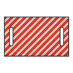 Christmas Candy Cane Stripes Print Golf Cart Seat Cover