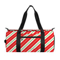 Christmas Candy Cane Stripes Print Gym Bag
