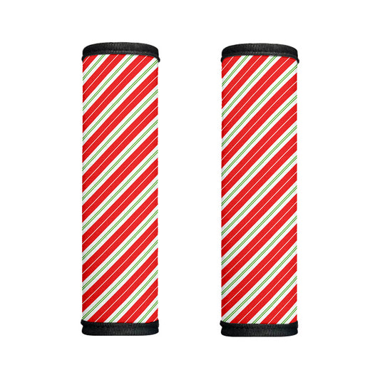 Christmas Candy Cane Stripes Print Handle Covers