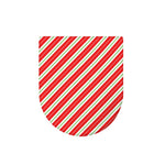 Christmas Candy Cane Stripes Print Toilet Lid Cover