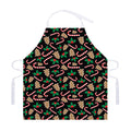 Christmas Cookie And Candy Pattern Print Adjustable Apron