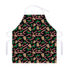 Christmas Cookie And Candy Pattern Print Adjustable Apron