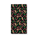 Christmas Cookie And Candy Pattern Print Baby Crib Sheet