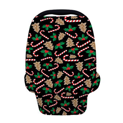 Christmas Cookie And Candy Pattern Print Baby Seat Cover
