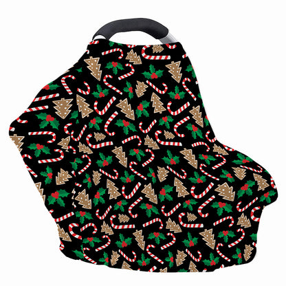 Christmas Cookie And Candy Pattern Print Baby Seat Cover